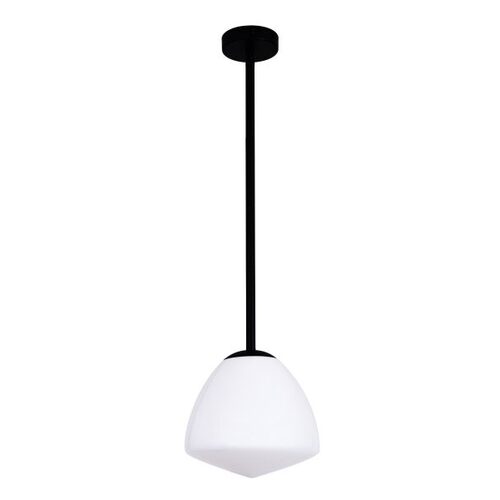 PENDANT ES Matt Black / Frosted (Matt) Tipped Dome Glass OD220mm