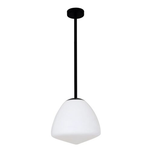 PENDANT ES Matt Black / Frosted (Matt) Tipped Dome Glass OD280mm