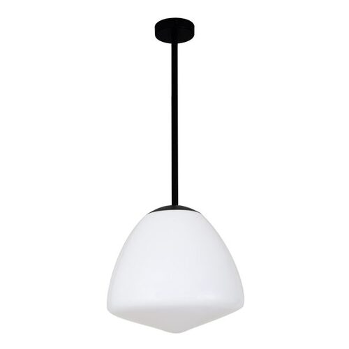 PENDANT ES Matt Black / Frosted (Matt) Tipped Dome Glass OD350mm