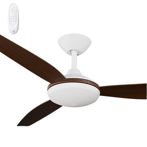 CONDOR 56" KIT - WHITE WITH LIGHT (COP-345M-WH-L CONDOR) PLUS KOA BLADES (COP-356B-KO CONDOR) - TWO BOXES