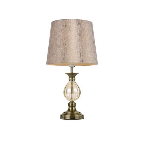 CREST TABLE LAMP 25wE27max D:250 H:480 ANTI BRASS / GOLD