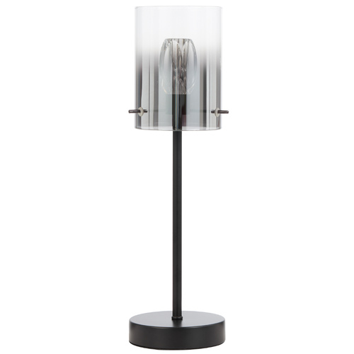 CREVIL TABLE LAMP 4wLED 4000K D120 H420 NON-DIM 320Lm BLACK / SMOKE