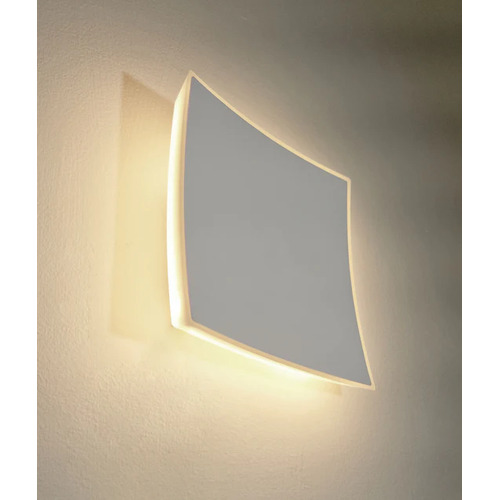 WALL S/M 13W LED TRI 1111Lm IP65 Curved Square Wh