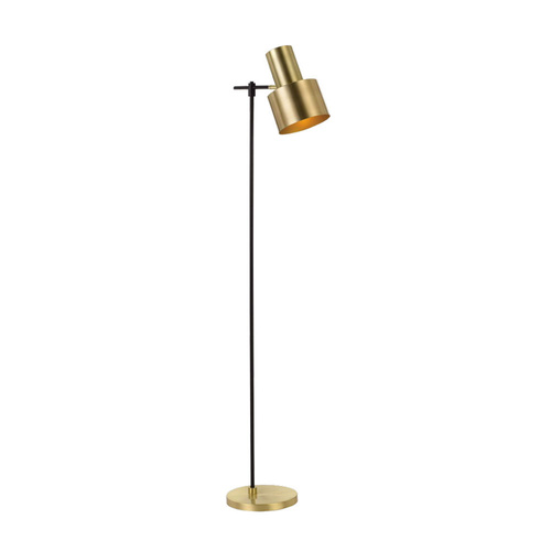 CROSET FLOOR LAMP 40wE27max D:150 H:1500 cab 2.0m FOOT SWITCH -BLACK/GOLD