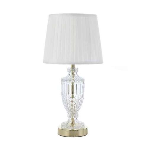 DEBDEN TABLE LAMP 25wE27max  D:240 H:475 GOLD / IVORY