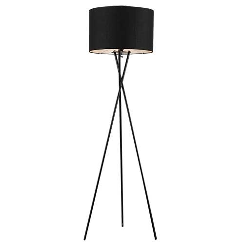 DENISE FLOOR LAMP 60wE27max.  D:450 H:1600 BLACK / BLACK