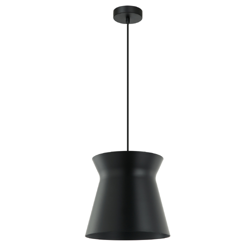 PENDANT ES OD250mm H235mm BLK Cone (Flat Top)