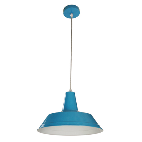 PENDANT ES Blue ANGLED DOME OD355mm