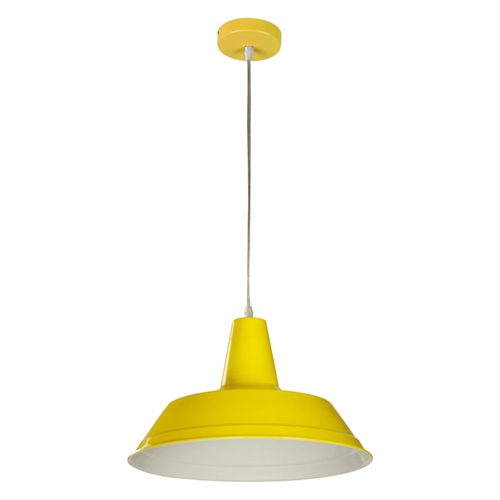 PENDANT ES Yellow ANGLED DOME OD355mm