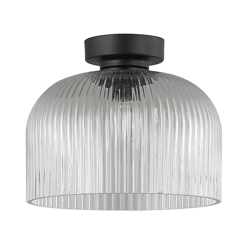 DIY Batten Fitting VINTAJ CLEAR Glass Shade Dome OD200mm