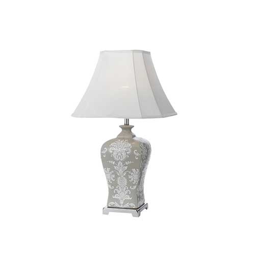 DONO 35 TABLE LAMP 25wE27  D:330 H:575 GREY / WHITE