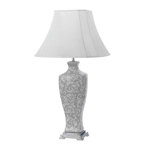 DONO 40 TABLE LAMP 25wE27  D:400 H:775 GREY / WHITE
