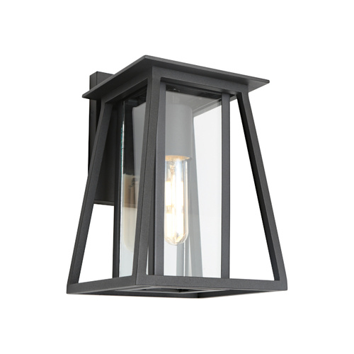 DOVER 1LT EXTERIOR WALL LIGHT BLACK