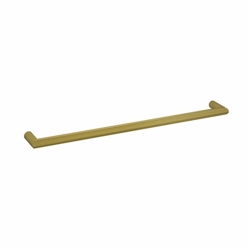 Thermorail Round Single Rail 832x32x100mm 23Watts - Brushed Gold - Includes Transformer