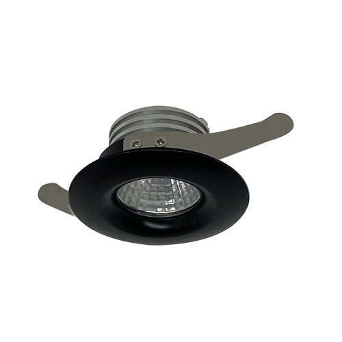 DURO ROUND STAIR/DOWN LIGHT 3wLED R:60 ALUMINIUM CO:50 BLACK 5000K