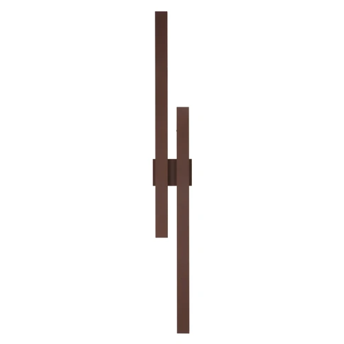 EBIZA 2 EXTERIOR WALL LAMP 2x 20wLED nonDIM 3CCT IP65 4000Lm H:1420 W:175 P:65 RUSTY SAND