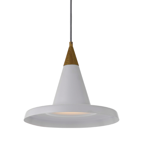 EKLAND 35 PENDANT 25wE27max D 355 H 200cable2.0 WHITE / OAK