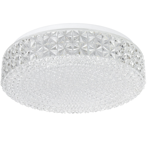 ELTZ 28cm LED OYSTER 18wLED D:280 D:80 3000K_5000K 2130Lm NON-DIM WHITE/CLEAR