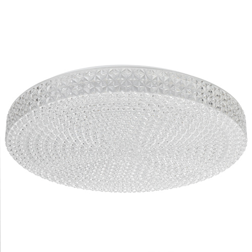 ELTZ 50cm LED OYSTER 50wLED D:500 D:80 3000K_5000K 4650Lm TRIAC DIM WHITE/CLEAR