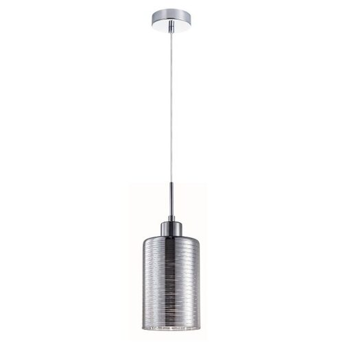 PENDANT ES 72W Chrome Glass Oblong OD120mm x H180mm