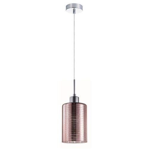 PENDANT ES 72W Rose Gold Glass Oblong OD120mm x H180mm