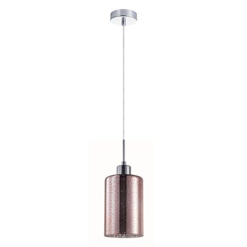 PENDANT ES 72W Rose Gold Glass with Dotted effect  OD120mm