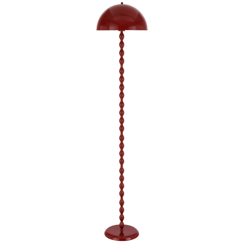 ESTIQ FLOOR LAMP 25wE27max D350 H1580 FOOT switch GLOSSY RED (RAL3003)