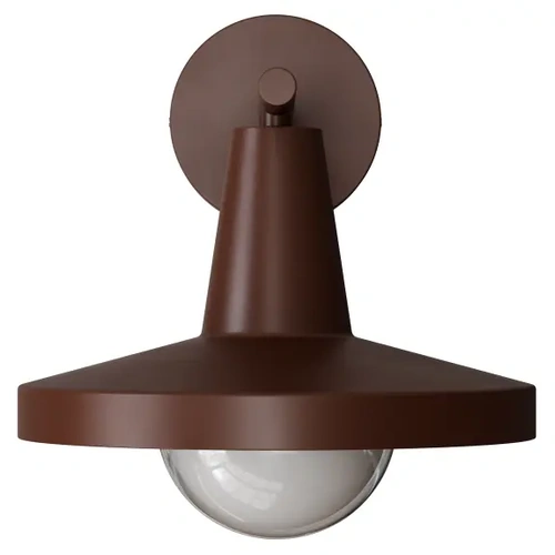 Eyrie E27 Hampton Tri-Colour Exterior Wall Light Rust IP65