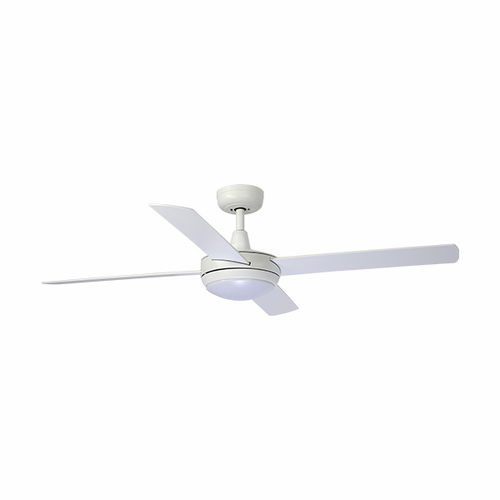 Fanco Eco Silent DC - 48'' (122cm) - White (M) - White (B) - Stepless CCT LED