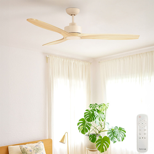 Fanco Wynd DC EarthFirst - 52'' (132cm) - Ecru (M) - Natural (B) - FSC Timber Blades - Light Adaptable