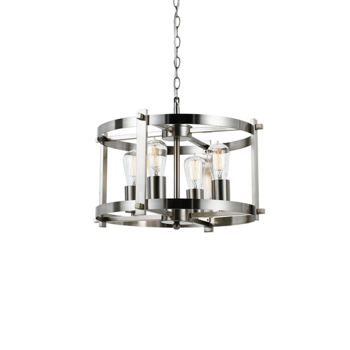 FINLEY 46 PENDANT 4x25wE27max D:460 H:260cab1.3 NICKEL MATT