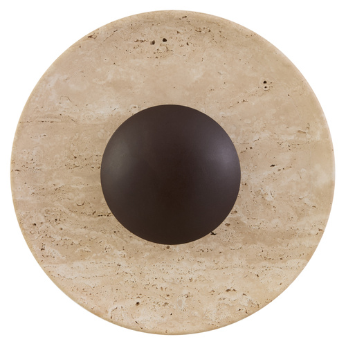 FIRAN WALL LIGHT 5wLED 3000K NON-DIM D250 Pxxx IP20 BEIGE TRAVERTINE/ BRONZE