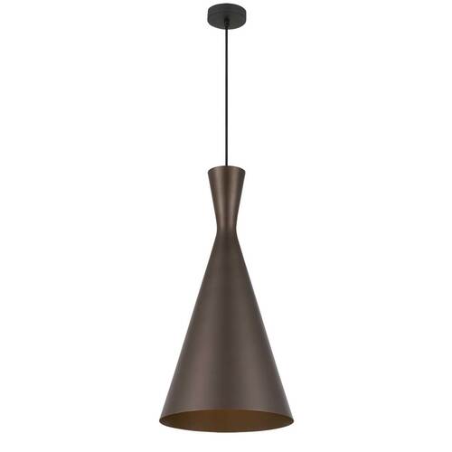 FLERO 30 PENDANT 25wE27max D305 H605 + 2 TEX BRONZE BRUSHED (BLACK)