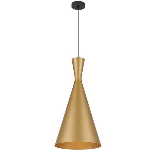 FLERO 30 PENDANT 25wE27max D305 H605 + 2 TEX GOLD BRUSHED (BLACK)