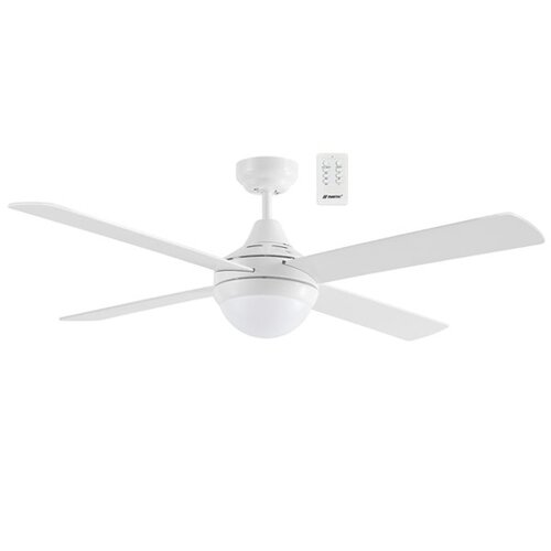 Link 1220mm 4 Blade Remote Control Ceiling Fan & Light 2 x E27 White