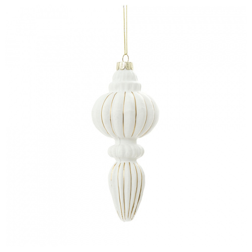 Finial 18Cm White (Asst)