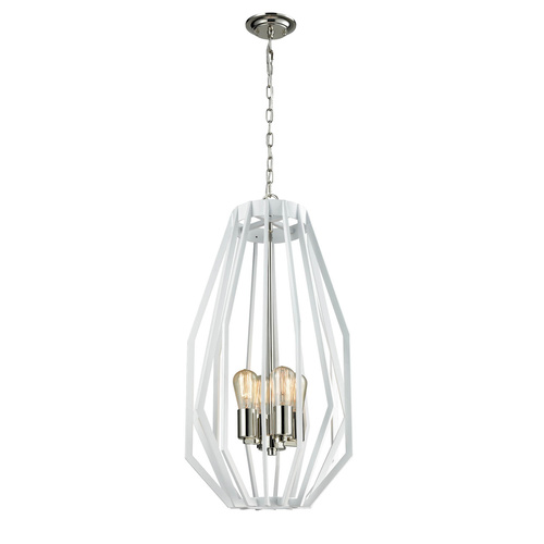 PENDANT ES X 4 Wh NARROW ANGULAR CAGE OD380mm