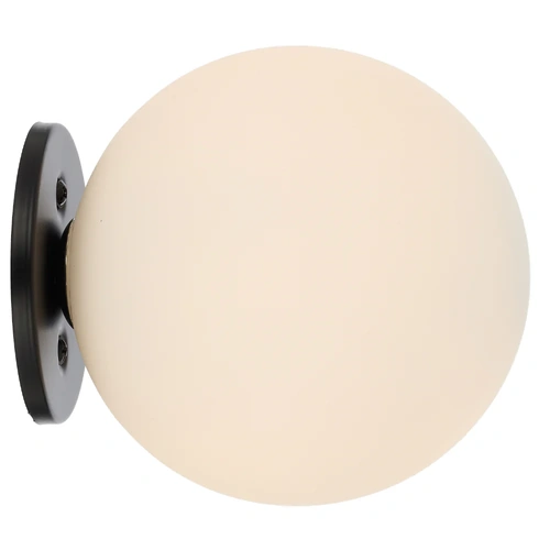 GASTON WALL LIGHT KIT 6wG9max P:128 W:120 H:120 BLACK / OPAL MATT