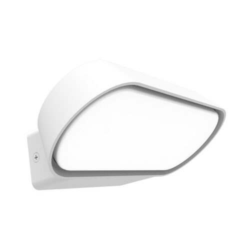 WALL S/M 13W RECT Wh 3K IP65 Opal Diff Rounded 330Lm