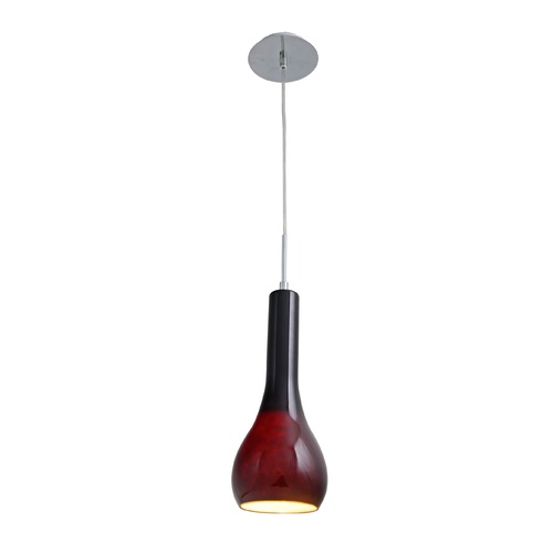 Glaze Glass Pendant Black