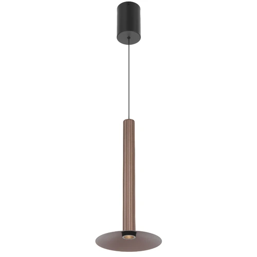 GRADO PENDANT 6wLED 3000K NON-DIM YOYO 360Lm D180 H375 cab.70-170cm COFFEE SAND