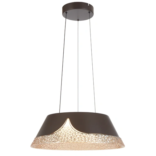 HALIFAX 50 PENDANT 28wLED 3CCT DIM D:500 H160 cab.2M 810Lm BRONZE / AMBER