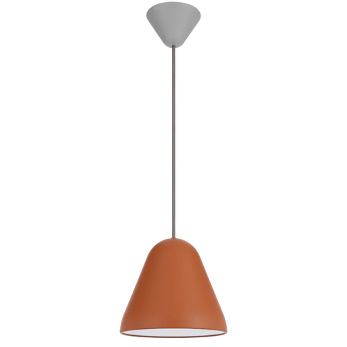 HANAMI 22CM PENDANT 25wE27max D220 H195 CAB 2M ORANGE SATIN