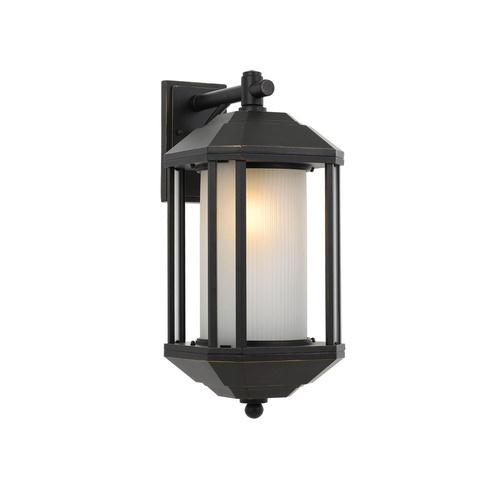 HAVARD EXTERIOR WALL BRACKET 25wE27max L:155 H:410 P:255 - IP44 BLACK/FROST