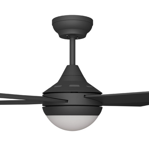 Heron 48" Black Steel Body ABS Blades - LED