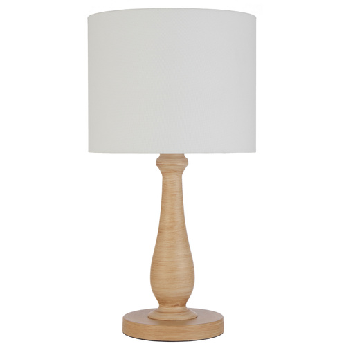 HOMMER TABLE LAMP 25wE27max D:300 H:550 INLINE SWT NATURAL / IVORY