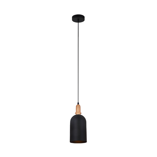 PENDANT ES Matt Blk OBLONG OD150mm