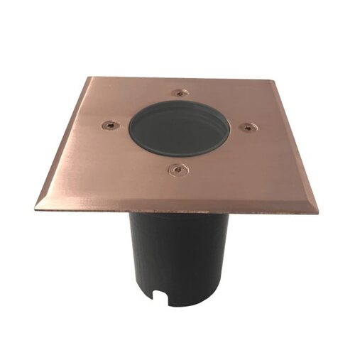 INGROUND MR16 SQ Cop IP67 F/Plate 120mm  Open