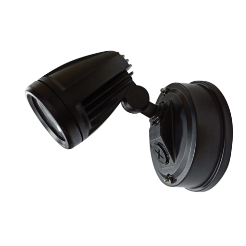 ILLUME SINGLE EXTERIOR SPOT 10w LED IP44 800Lm- New IP54 850Lm 5000K BLACK