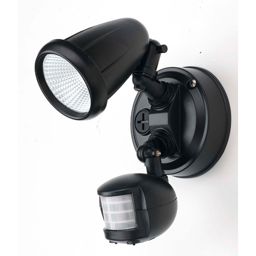 ILLUME SINGLE EXTERIOR SENSOR 10w LED IP44 800Lm - New IP54 850Lm BLACK 5000K